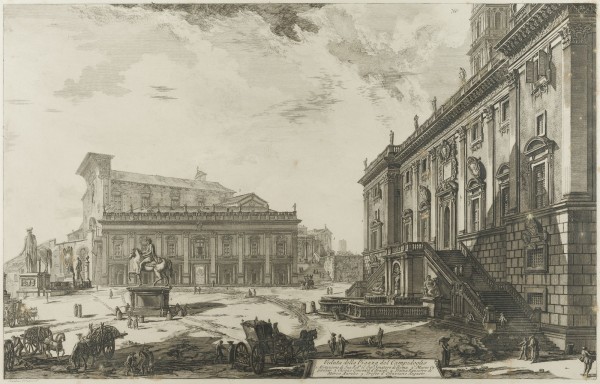 Auction 141<br>'VEDUTA DEL PALAZZO ODESCALCHI' UND 'VEDUTA DELLA PIAZZA DEL CAMPIDOGLIO'