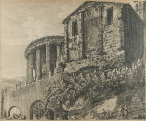 Auction 141<br>'VEDUTA DEL TEMPIO DELLA DEA ALBUNEA (...)' (1824)