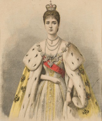 Auction 142<br>ZWEI KRÖNUNGPORTRÄTS DES ZAREN NIKOLAUS II. UND ZARIN ALEXANDRA FJODOROWNA