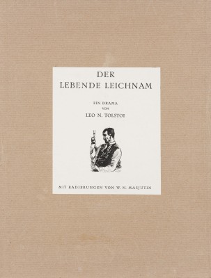 Auktion 142<br>'DAS LEBENDE LEICHNAM. EIN DRAMA VON LEO N. TOLSTOI'