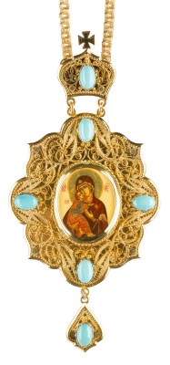 Auction 142<br>PANAGIA MIT DER GOTTESMUTTER VON WLADIMIR