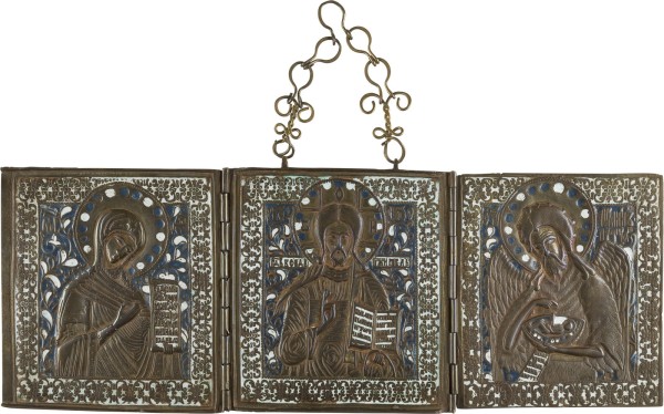 Auction 142<br>BRONZE-TRIPTYCHON MIT DEESIS