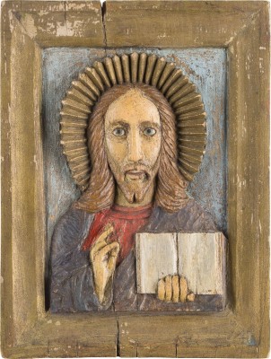 Auction 142<br>RELIEF MIT CHRISTUS PANTOKRATOR