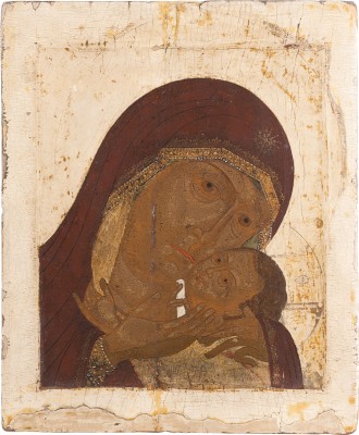 Auction 142<br>IKONE MIT DER GOTTESMUTTER VON KORSUN (KORSUNSKAJA)