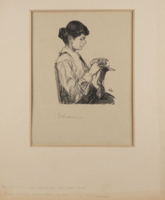 Auction 144<br>STRICKENDES MÄDCHEN (1915)