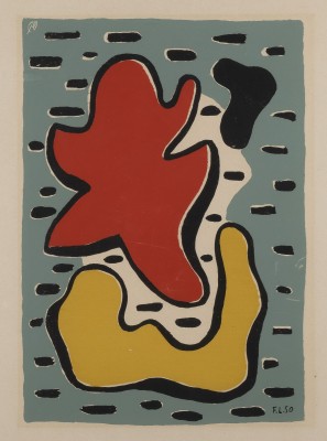 Auction 144<br>'COMPOSITION (FIGURES JAUNE ET ROUGE)' (1950/1954-55)