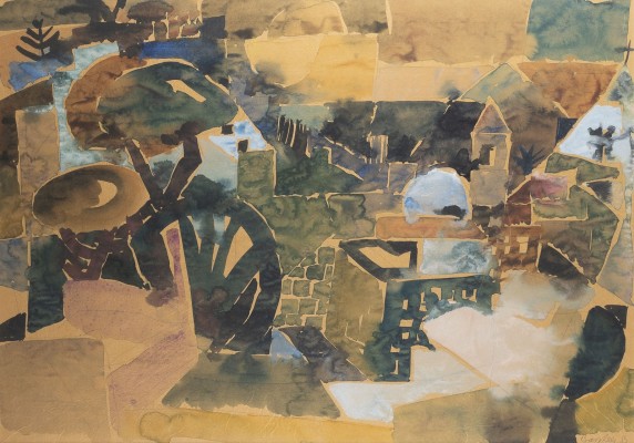 Auction 144<br>OHNE TITEL (LANDSCHAFT) (1953)