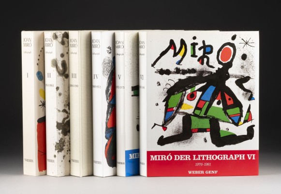 Auktion 144<br>'MIRO DER LITHOGRAPH I-VI' WERKSVERZEICHNIS VON JOAN MIRO