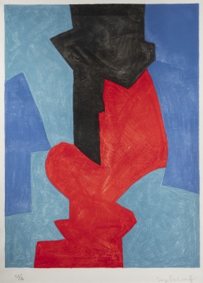 Auction 144<br>'COMPOSITION BLEUE, ROUGE ET NOIRE' (1969)