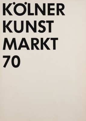 Auction 144<br>MAPPENWERK 'KÖLNER KUNSTMARKT 1970'