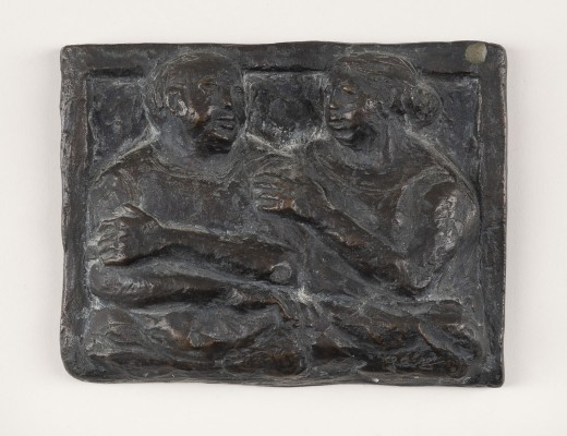 Auction 144<br>BRONZE RELIEF EINES PAARES