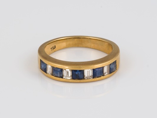 Auction 145<br>SAPHIR DIAMANT RING