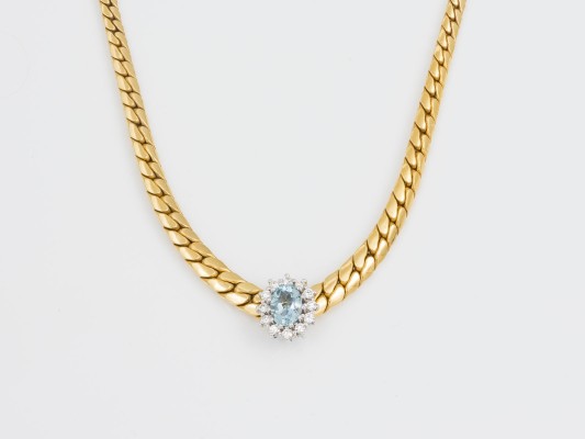 Auktion 145<br>AQUAMARIN COLLIER