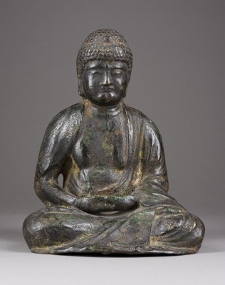 Auktion 143<br>EINE BRONZEFIGUR DES AMIDA BUDDHA