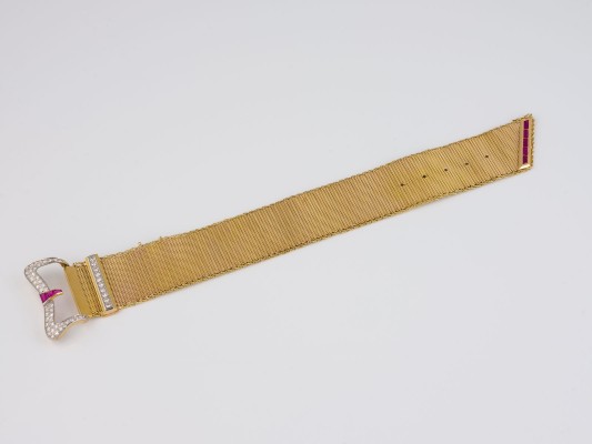 Auktion 146<br>RUBIN DIAMANT GÜRTEL ARMBAND