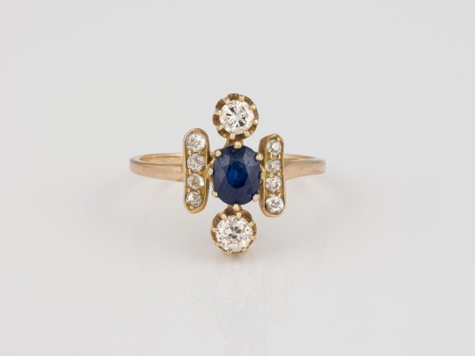 Auction 146<br>ANTIKER SAPHIR RING