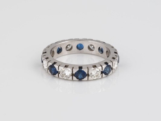 Auction 146<br>SAPHIR UND BRILLANT MEMOIRE RING