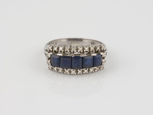 Auction 146<br>SAPHIR BRILLANT RING