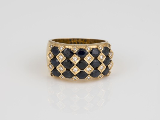 Auction 146<br>SAPHIR BRILLANT RING