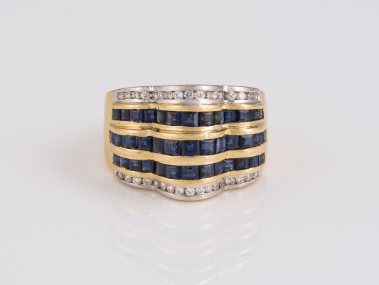 Auction 146<br>SAPHIR BRILLANT RING