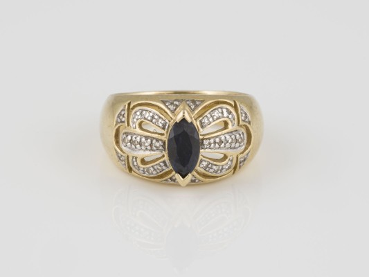 Auction 146<br>SAPHIR DIAMANT RING