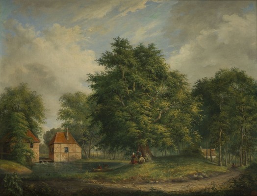 Auction 146<br>SOMMERLANDSCHAFT MIT WASSERMÜHLE