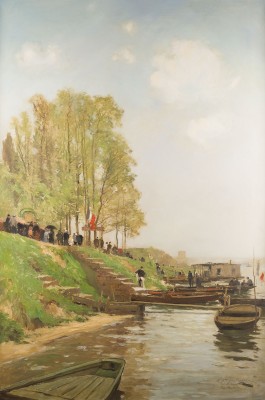 Auction 146<br>SOMMER AN DER SEINE. QUAI DES TUILERIES