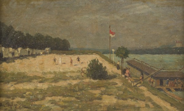 Auction 146<br>'DAS STRANDBAD IN KRITZENDORF AN DER DONAU' 1913