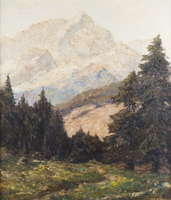 Auktion 146<br>DIE ALPSPITZE VON ECKBAUER GESEHEN, 1937