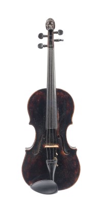 Auktion 146<br>VIOLINE MIT GESCHNITZTEM BEETHOVENKOPF