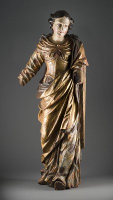 Auction 146<br>GROSSE HEILIGENFIGUR (WOHL KATHARINA)