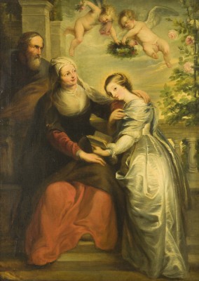 PETER PAUL RUBENS (NACHFOLGER DES 18. JH.) DIE ERZIEHUNG MARIAS