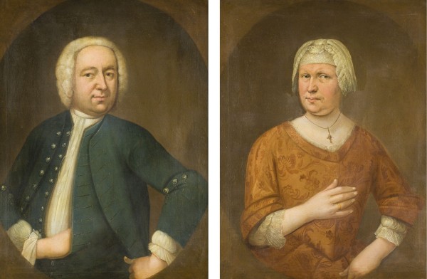 Auction 146<br>PORTRAITPAAR: JOHANN EGBERT WILCKEN UND MARIA ELISABETH THEISSEN