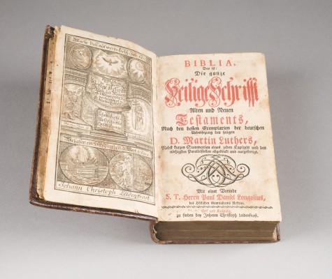 MARTIN LUTHER 'BIBLIA - DAS IST DIE GANTZE HEILIGE SCHRIFT DES ALTEN UND...